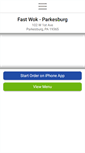 Mobile Screenshot of fastwokparkesburg.com